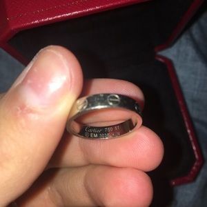 cartier mens love ring price